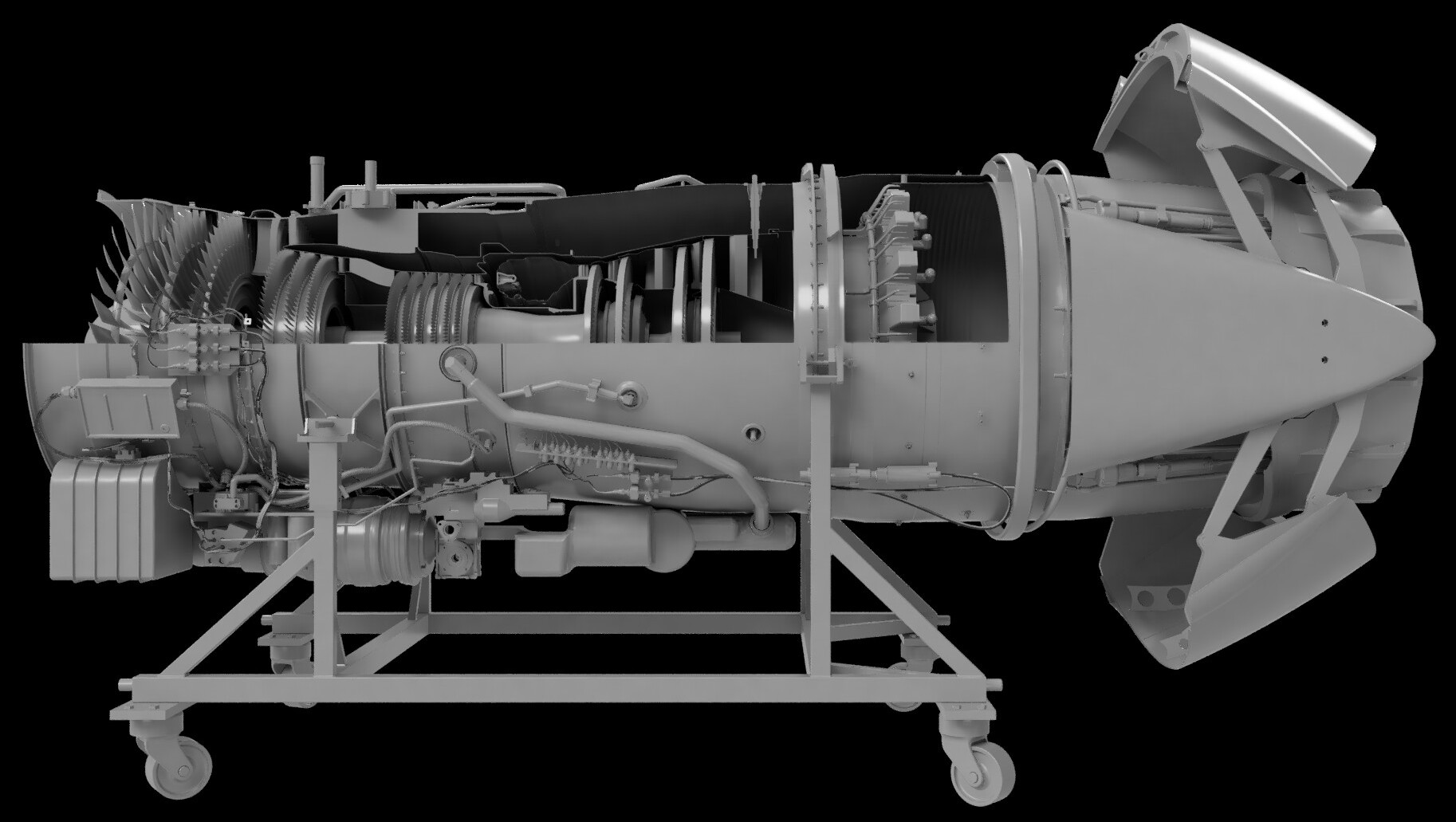DCS: Tornado RB199 cutaway